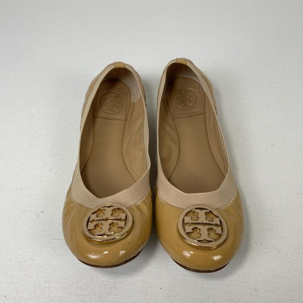 Tory Burch Reva Ballet Flats - Chic Elegance in Size 7M - Perfect for Balletcore - Picture 2 of 8